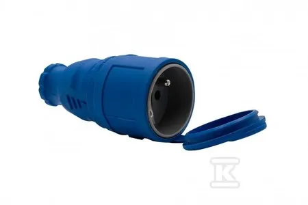Dodaj do koszyka Gniazdo gumowe NOVA 16A 230V niebieskie F6.0476